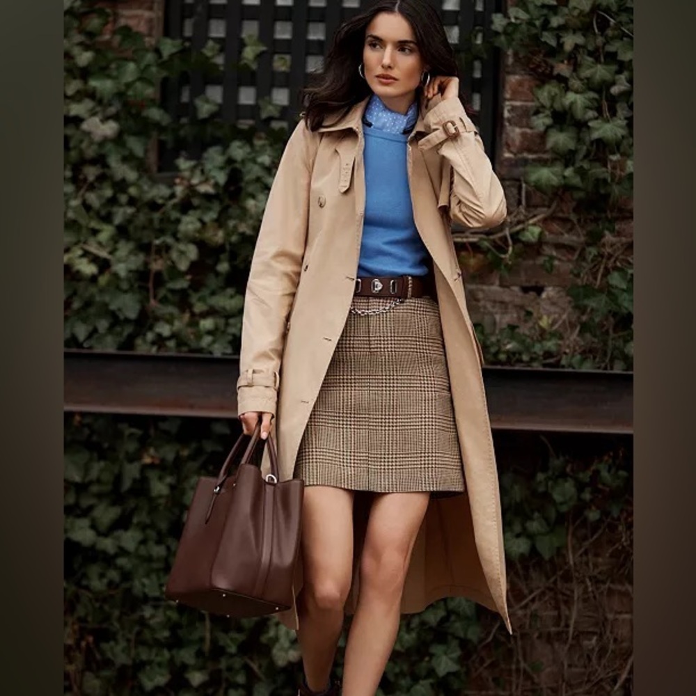Ralph Lauren Women’s Trench Coat Cotton Blend - Picture 2 of 15
